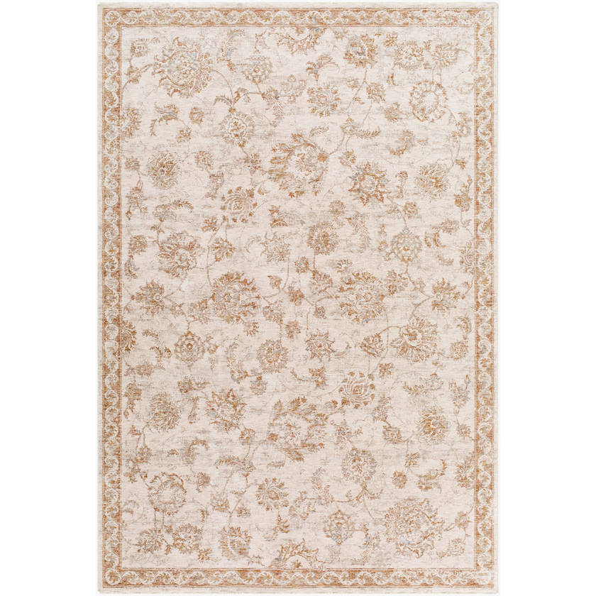 Jamell Traditional Cream Area Rug