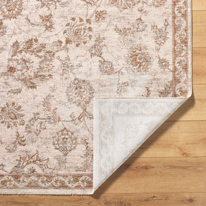Jamell Traditional Cream Area Rug