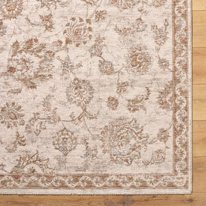 Jamell Traditional Cream Area Rug