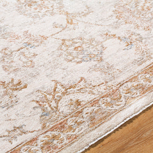 Jamell Traditional Cream Area Rug