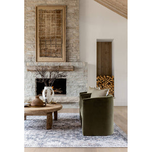 Lorelai Traditional Black/Dark Brown Washable Area Rug - Vivir x Livabliss