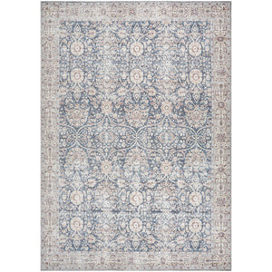 Mary Traditional Blue Area Rug - Vivir x Livabliss