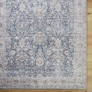 Mary Traditional Blue Area Rug - Vivir x Livabliss