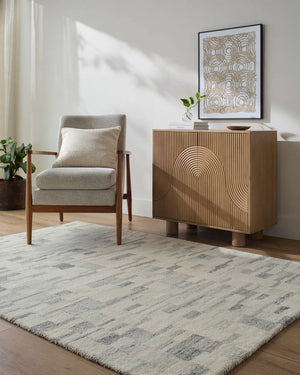 Max Modern Ivory/Slate Area Rug - Becki Owen x Livabliss
