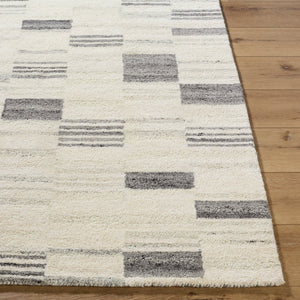 Max Modern Charcoal/Ivory Area Rug - Becki Owen x Livabliss