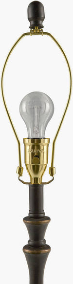 Sintia Rustic White/Black Table Lamp