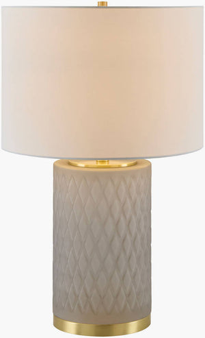 Ned Traditional Cream Table Lamp