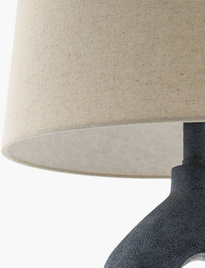 Tyffani Rustic Black Table Lamp