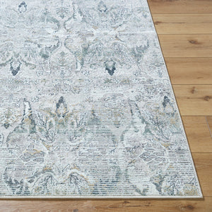 Jarryd Traditional Light Gray Area Rug