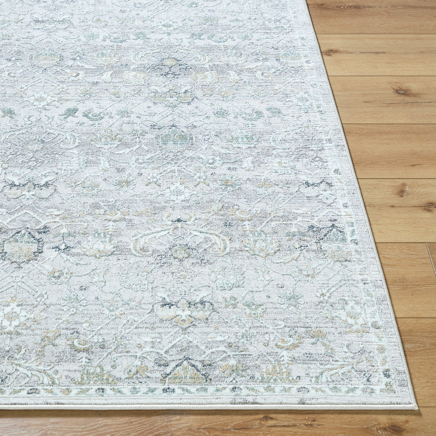 Audria Traditional Light Sage Area Rug