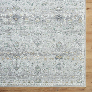 Audria Traditional Light Sage Area Rug