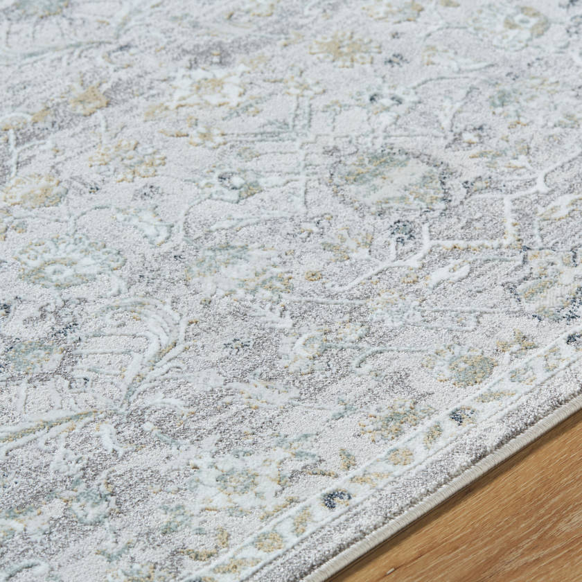 Audria Traditional Light Sage Area Rug