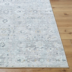 Analissa Traditional Light Gray Area Rug