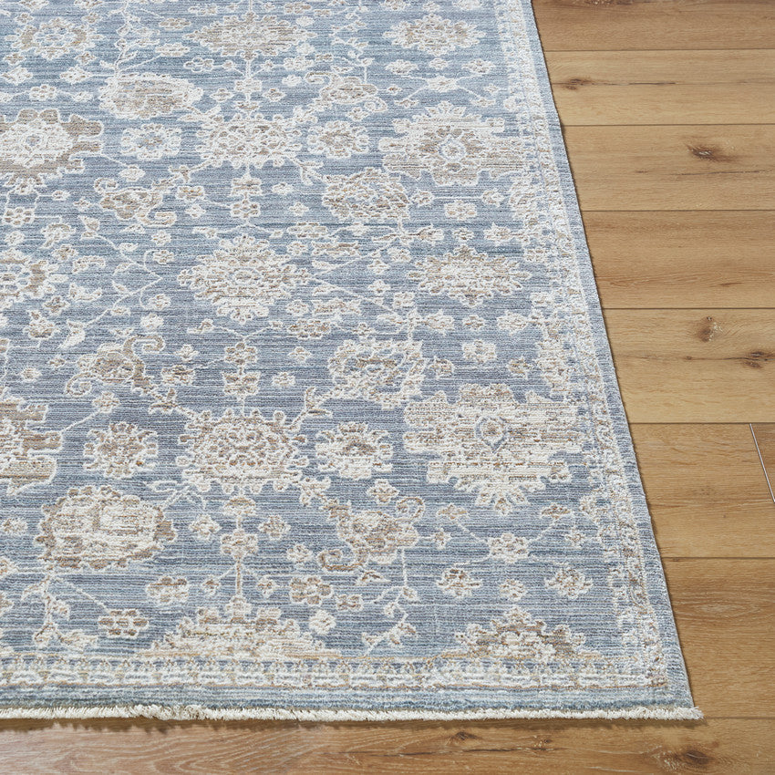 Joya Traditional Denim Area Rug