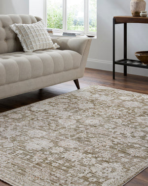 Joya Traditional Cream Area Rug