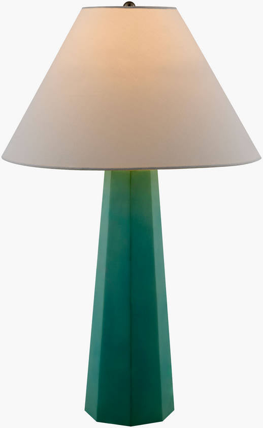 Angellica Rustic Green Table Lamp