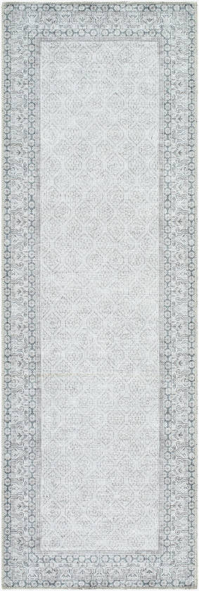 Rainier Cottage Blue/Medium Gray Washable Area Rug - Our PNW Home x Livabliss