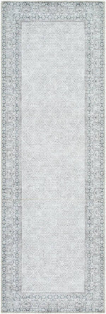 Rainier Cottage Blue/Medium Gray Washable Area Rug - Our PNW Home x Livabliss