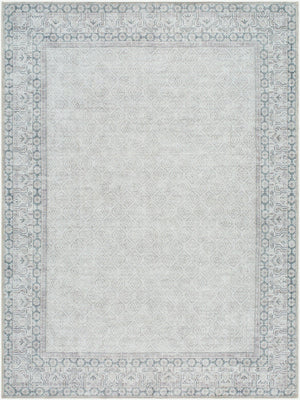 Rainier Cottage Blue/Medium Gray Washable Area Rug - Our PNW Home x Livabliss