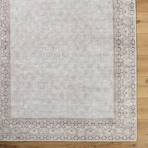 Rainier Cottage Dark Brown/Light Slate Washable Area Rug - Our PNW Home x Livabliss