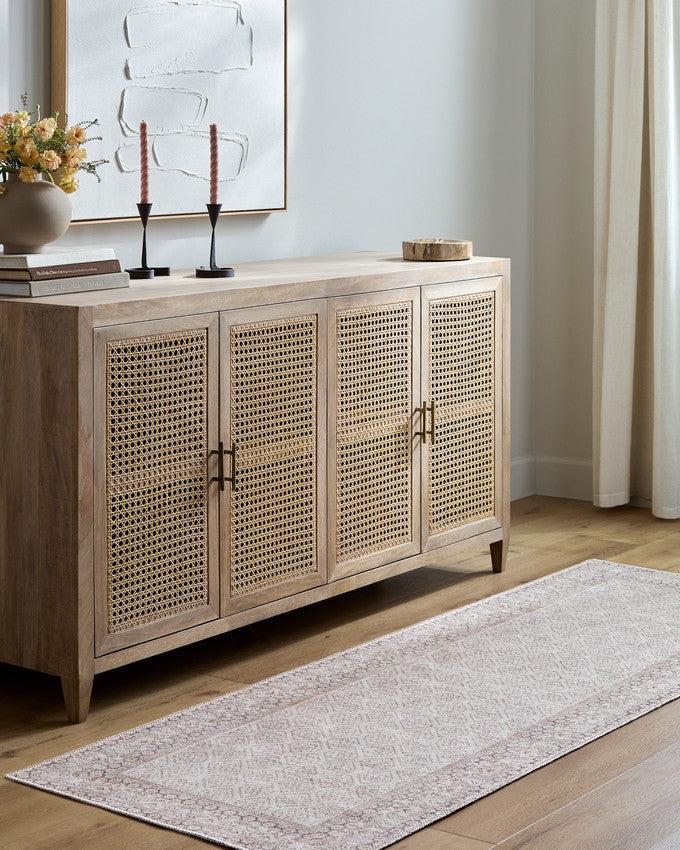 Rainier Cottage Dark Brown/Light Slate Washable Area Rug - Our PNW Home x Livabliss