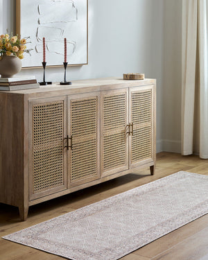 Rainier Cottage Dark Brown/Light Slate Washable Area Rug - Our PNW Home x Livabliss