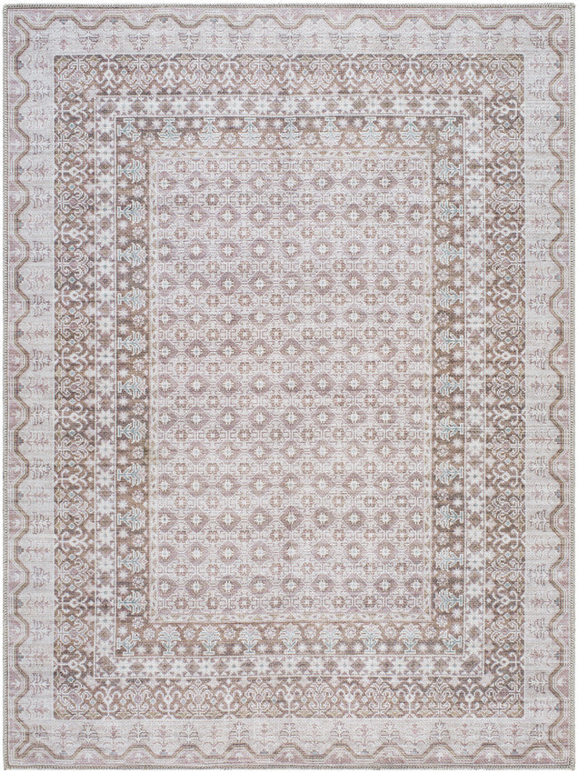 Rainier Cottage Medium Gray Washable Area Rug - Our PNW Home x Livabliss