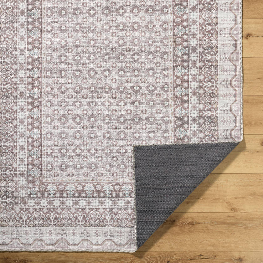 Rainier Cottage Medium Gray Washable Area Rug - Our PNW Home x Livabliss