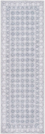 Rainier Cottage White/Pale Blue Washable Area Rug - Our PNW Home x Livabliss