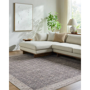 Spokane Traditional Charcoal/Tan Area Rug - Our PNW Home x Livabliss