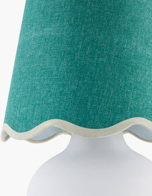 Kolleen Cottage Green/White Table Lamp