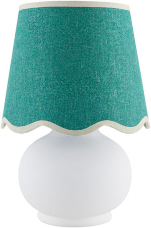 Kolleen Cottage Green/White Table Lamp