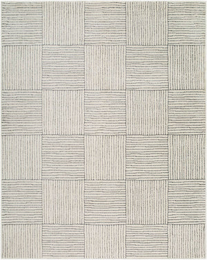 Architect Modern Ivory/Black Area Rug - Galey Alix Livabliss
