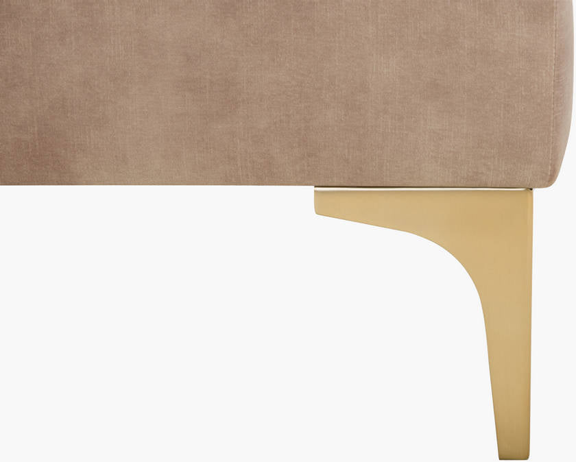 Benjamin Light Brown Bench - Galey Alix x Livabliss