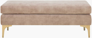 Benjamin Light Brown Bench - Galey Alix x Livabliss