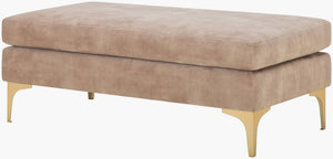 Benjamin Light Brown Bench - Galey Alix x Livabliss