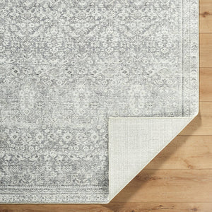 Collins Avenue Traditional Gray/Cream Area Rug - Galey Alix Livabliss