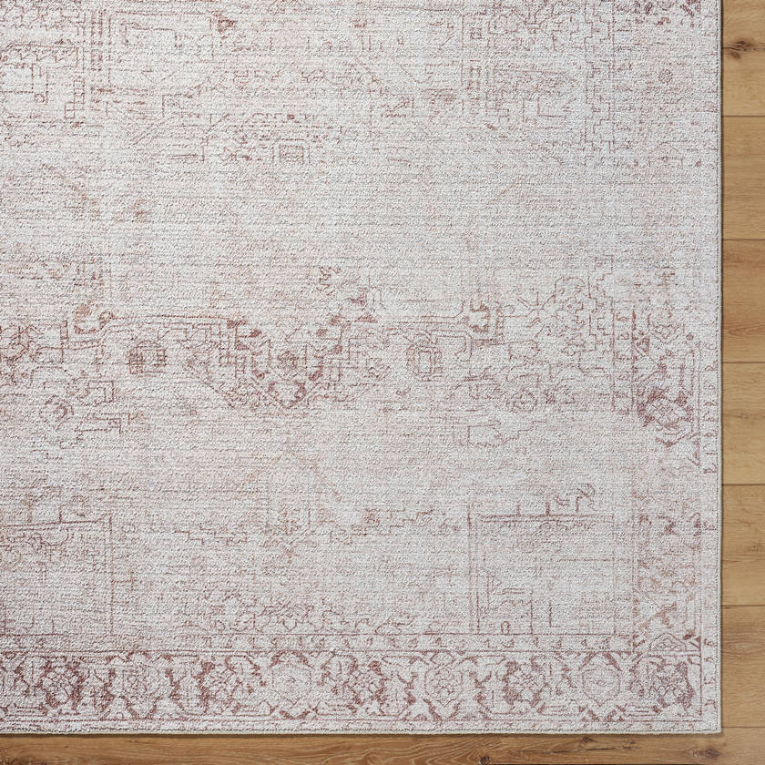 Collins Avenue Traditional Ivory/Brown Area Rug - Galey Alix Livabliss