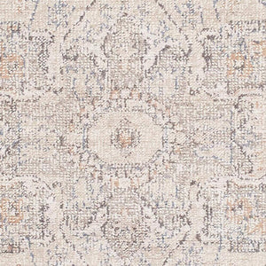 Maria Elena Traditional Taupe/Dark Blue Area Rug - Galey Alix Livabliss