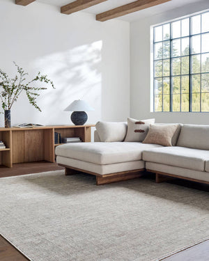 Maria Elena Traditional Ivory/Medium Brown Area Rug - Galey Alix Livabliss