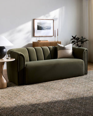 Dale Olive Sofa - Galey Alix x Livabliss