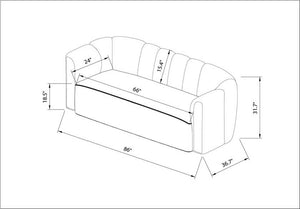Dale Olive Sofa - Galey Alix x Livabliss