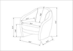 Hatcher Beige Accent Chair - Galey Alix x Livabliss