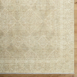 Fetscher Traditional Olive/Light Beige Area Rug - Galey Alix Livabliss