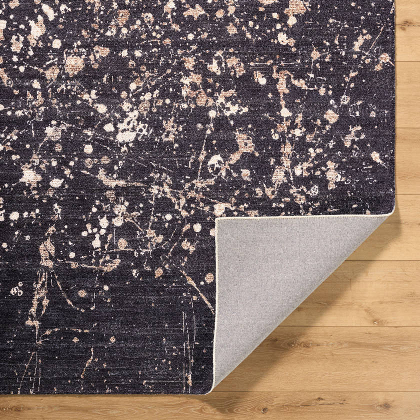 Janek Modern Charcoal Area Rug - Galey Alix Livabliss