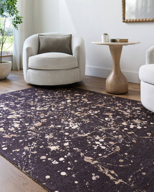 Janek Modern Charcoal Area Rug - Galey Alix Livabliss