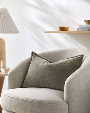 Karling Taupe Pillow Cover - Galey Alix x Livabliss