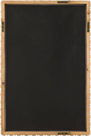 Karling Blair Traditional Brown Wall Mirror - Galey Alix x Livabliss