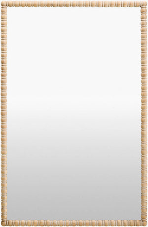 Karling Blair Traditional Brown Wall Mirror - Galey Alix x Livabliss