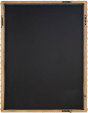 Karling Blair Traditional Brown Wall Mirror - Galey Alix x Livabliss